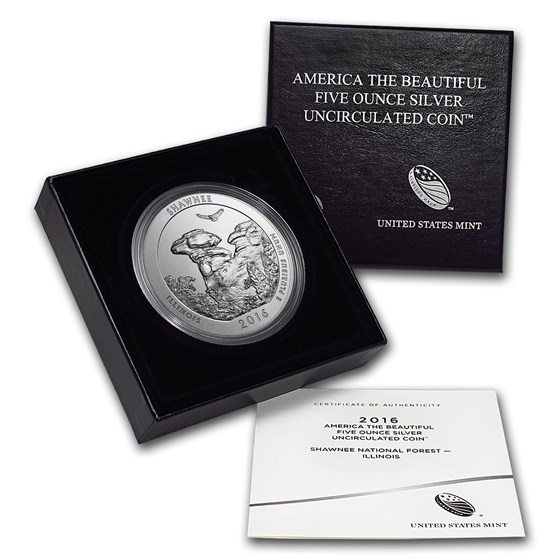 2016-P 5 oz Silver ATB Shawnee (w/Box & COA) 2016-P 5 oz Silver ATB Shawnee (w/Box & COA)